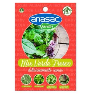 Anasac Semilla Mix Verde Fresco 3grs